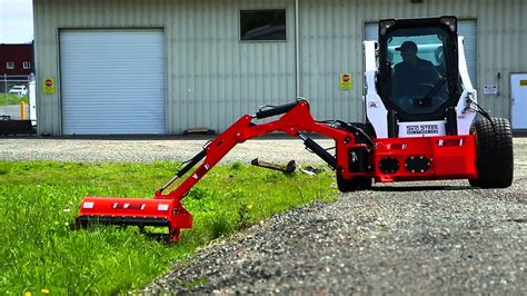 skid steer hill side mower|skid steer front mower attachment.